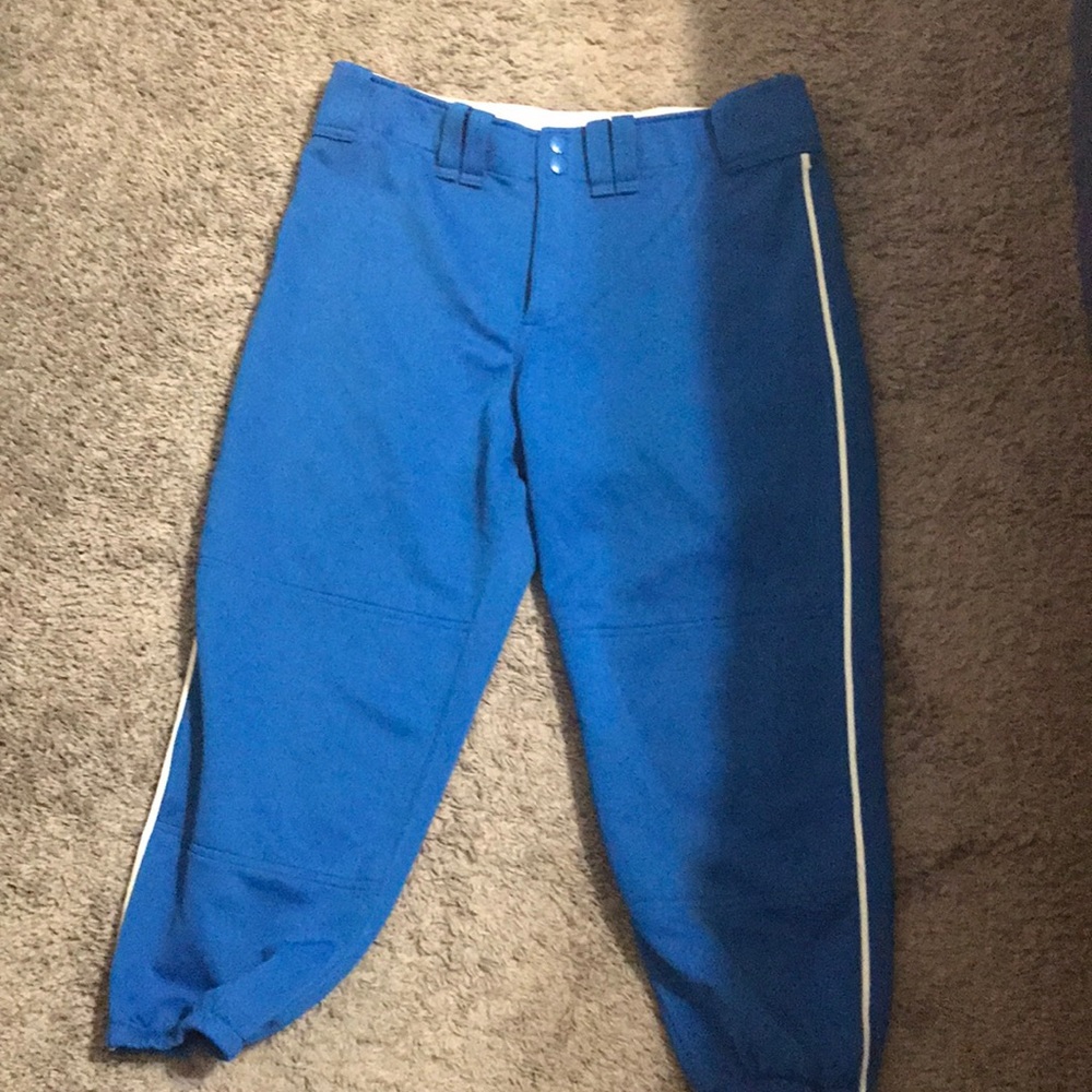 Blue softball/baseball pants